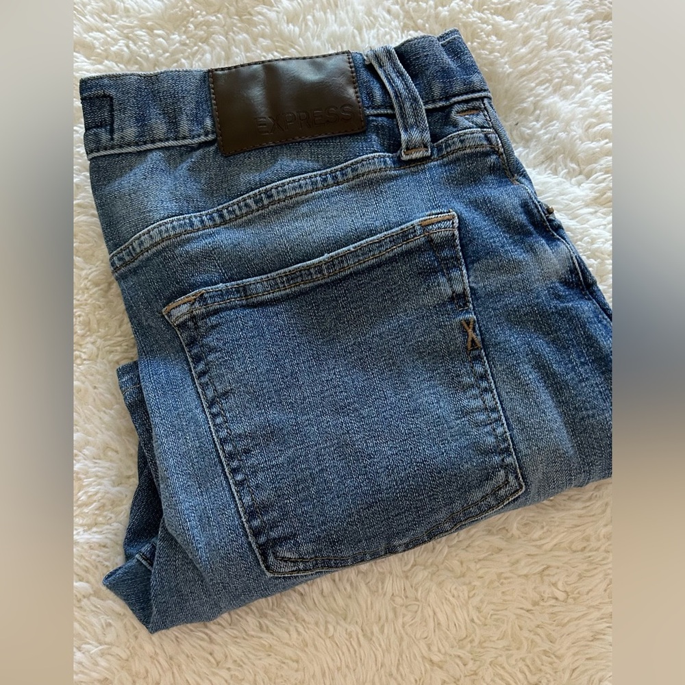 Express Blue Denim Jeans Classic Style